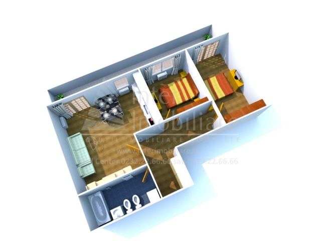 Apartament 3 camere - Copou